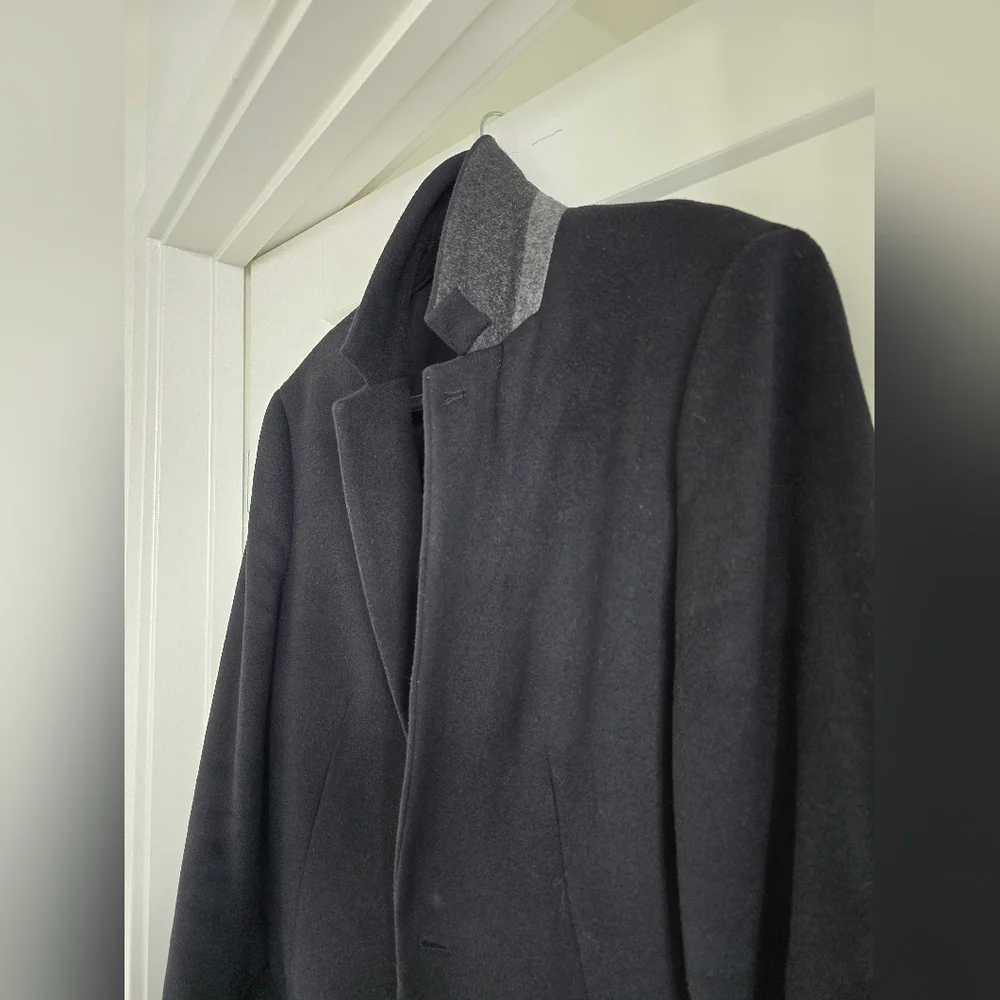 Allsaints Black Wool Coat - Picture 5 of 15